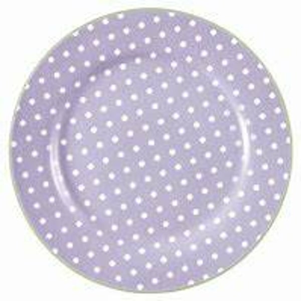 * GreenGate Plate 20 cm Spot Lavender