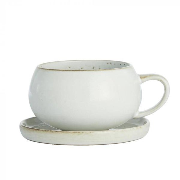 LENE BJERRE AMERA CUP/SAUCER 40 CL. WHITE SANDS  A00010392