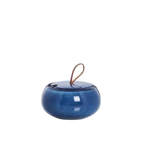 Lene Bjere Amera sugar bowl Ø13X7 cm, Blue A00024606