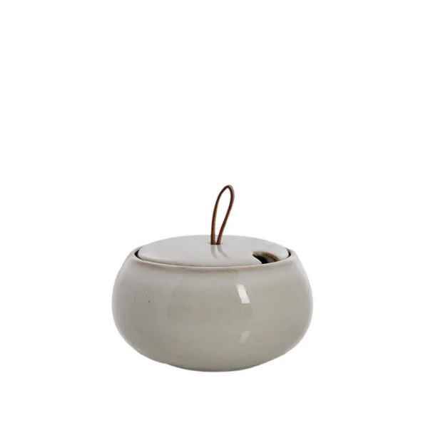 Lene Bjere  Amera sugar bowl Ø13X7 cm, White Sands  A00024608