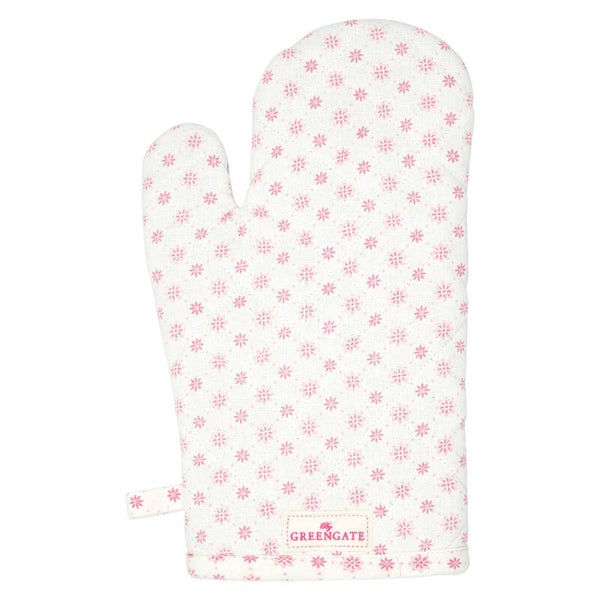 GreenGate Grill Glove Laurie Pale Pink  COTGRILAU1904