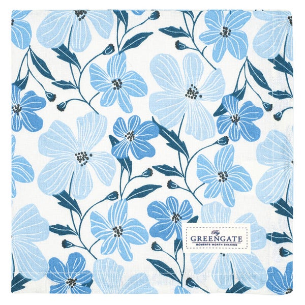 GreenGate Cloth Napkin Laerke White  COTNAPLAE0108