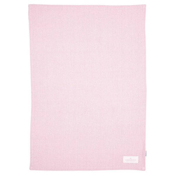 GreenGate Tea Towel Alicia Pale Pink  COTTEAJALC1912