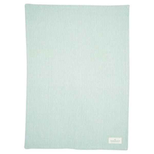 GreenGate Tea towel Alicia pale green   COTTEAJALC3912