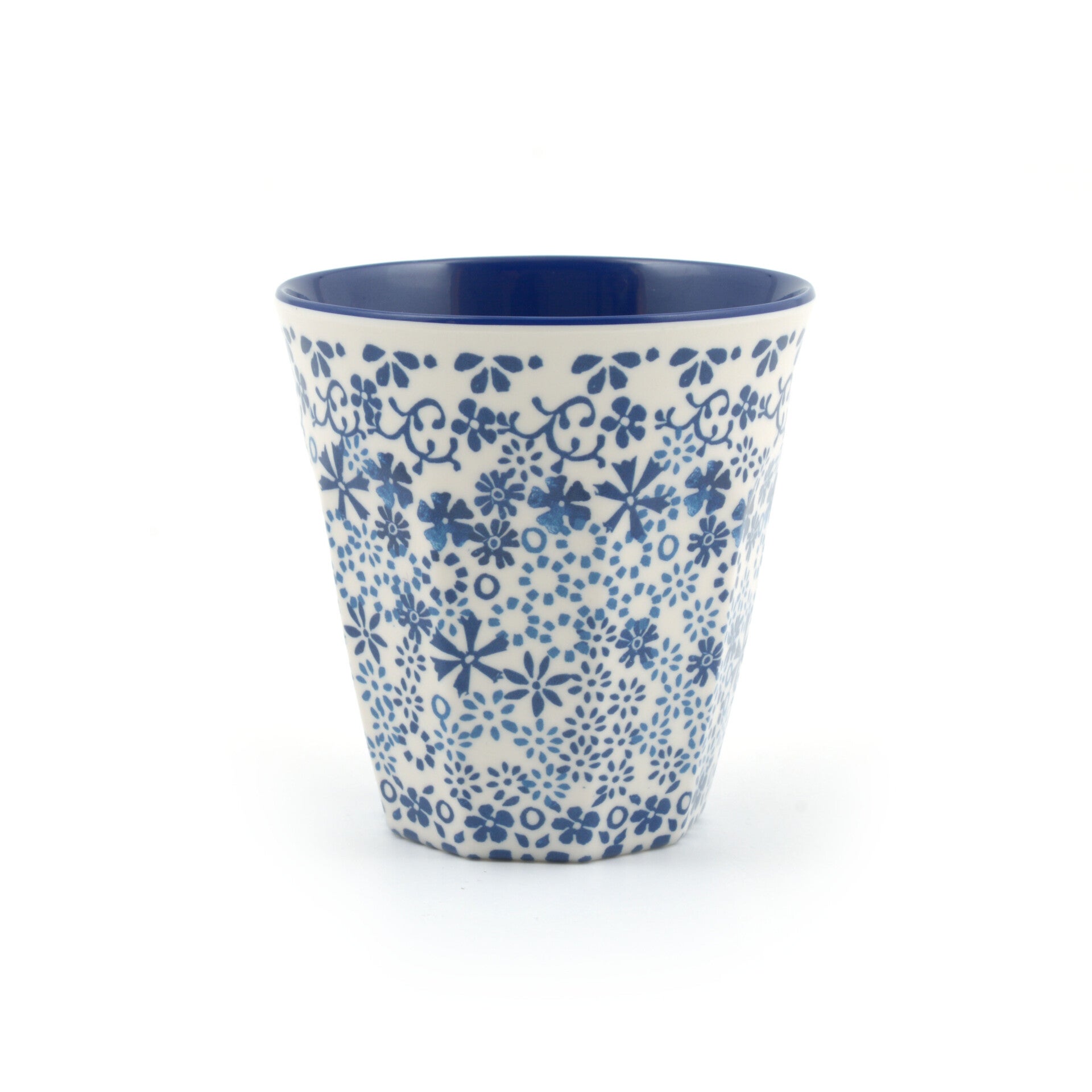 Bunzlau Castle  Melamine Beker Indigo Lace  3621