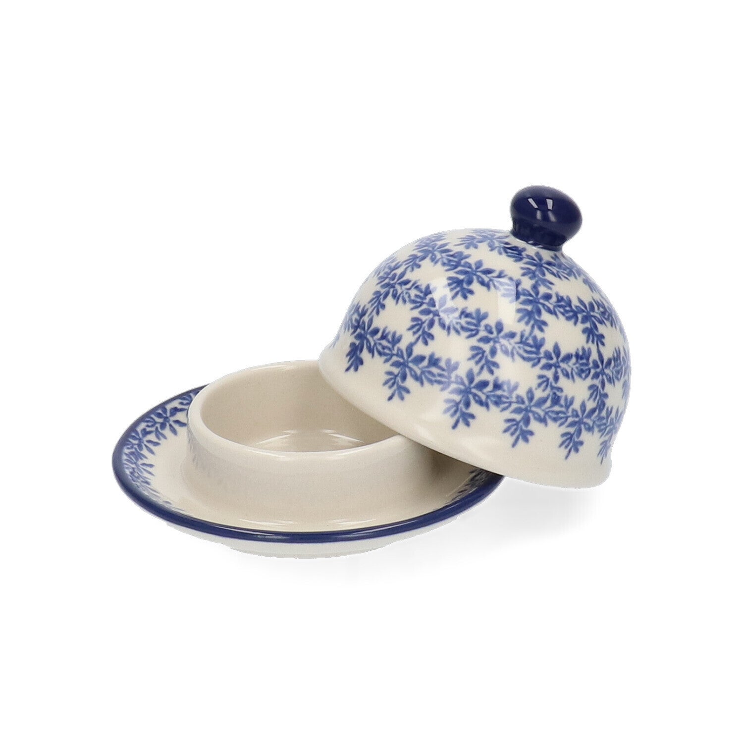 Bunzlau Castle Butter Dish Round - Serenity 2204-2790