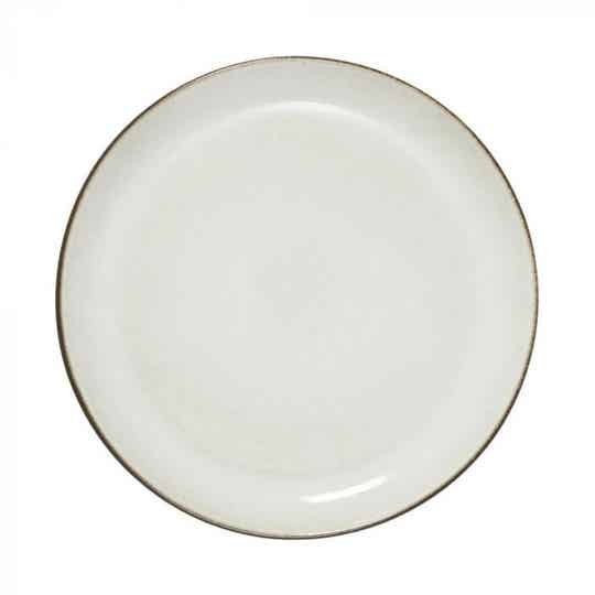 LENE BJERREV AMERA DINNER PLATE Ø26 CM. WHITE SANDS  A00010396