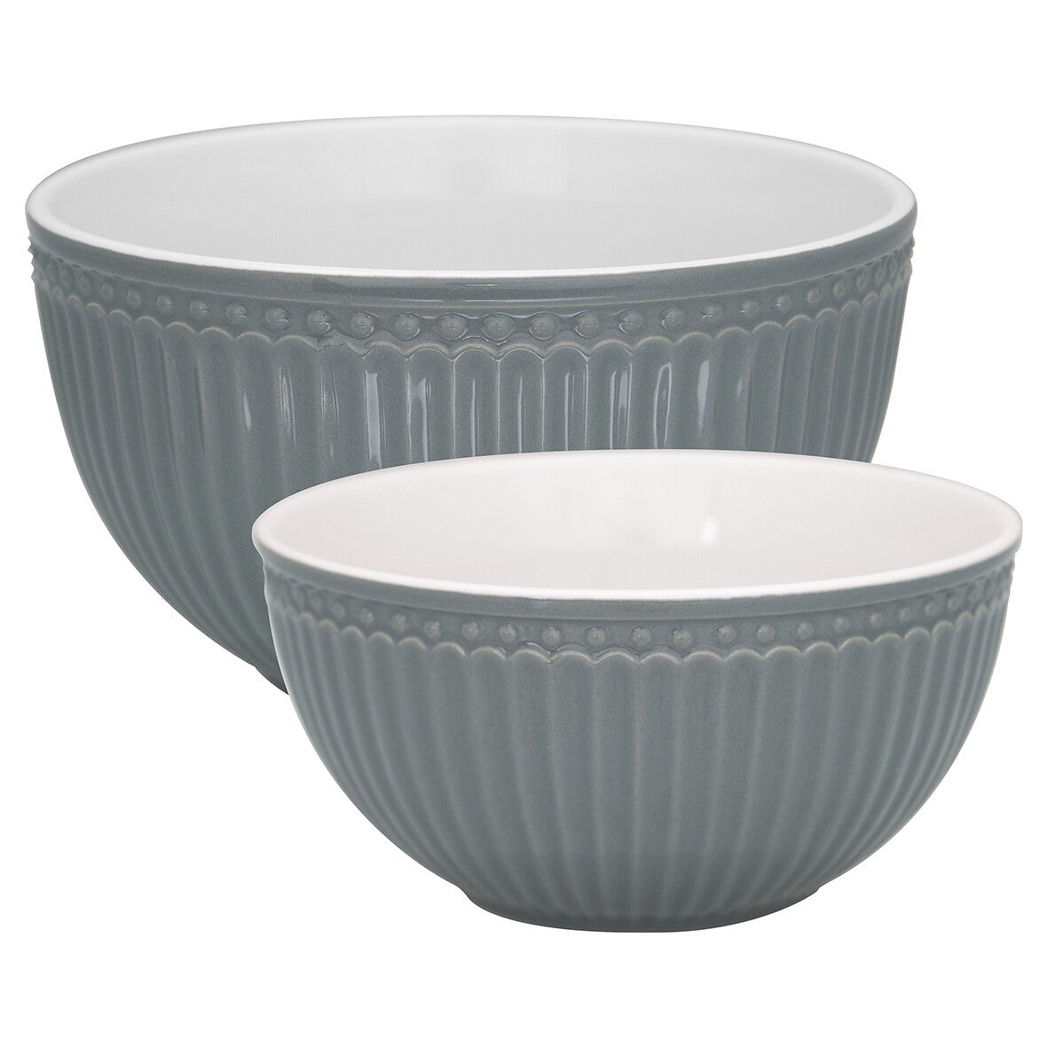 GreenGate  Serving bowl Alice stone grey     STWSBO2PCSALI8204