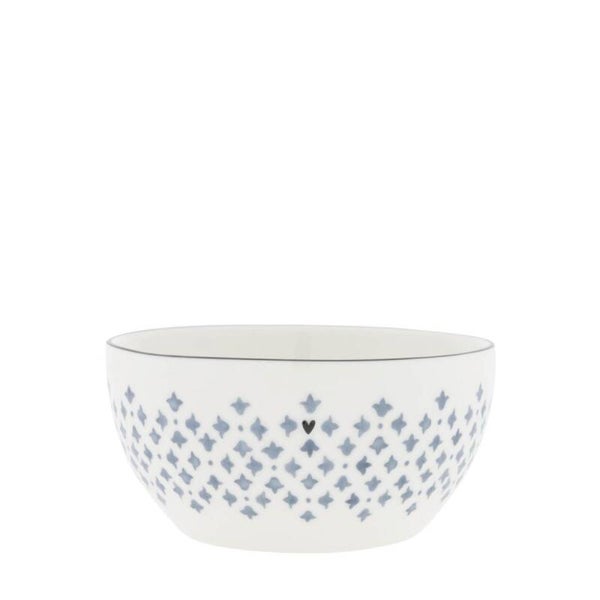 Bastion Bowl Medium Iris Blue Print  LI/BOWL M 005 IB