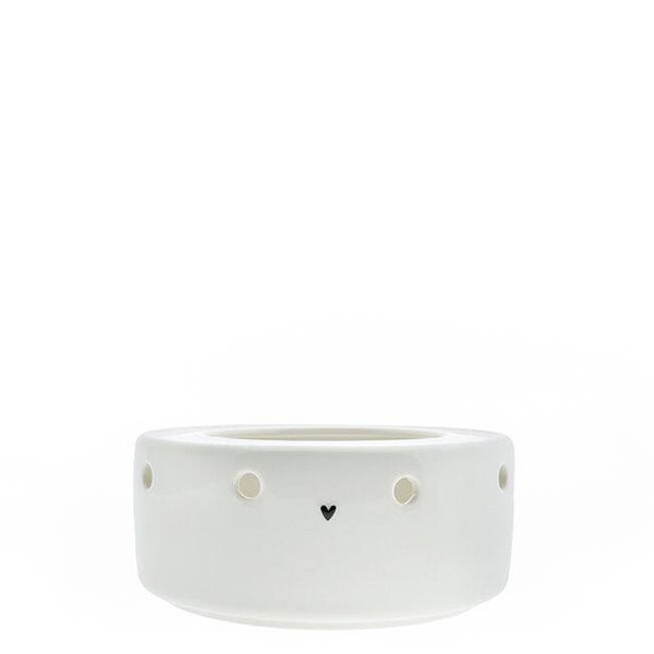 Bastion  Tealight Holder White - Fits all teapots  LI/TEA HOLD 004WH