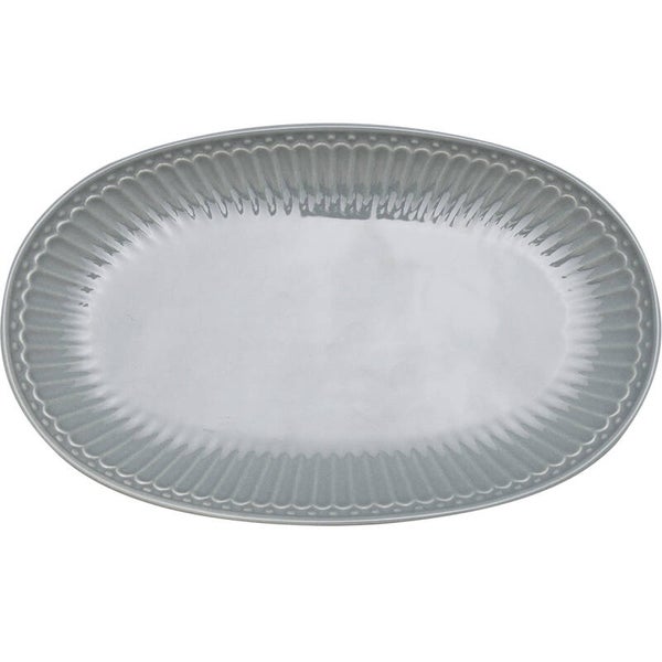 GreenGate Plate Biscuit Plate Alice Stone Grey  STWBPLAALI8206