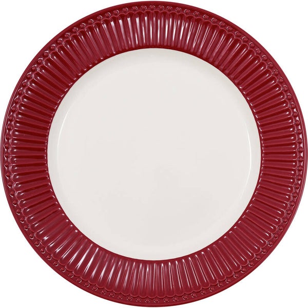 GreenGate Dinner Plate Alice Claret Red  STWDINAALI3206