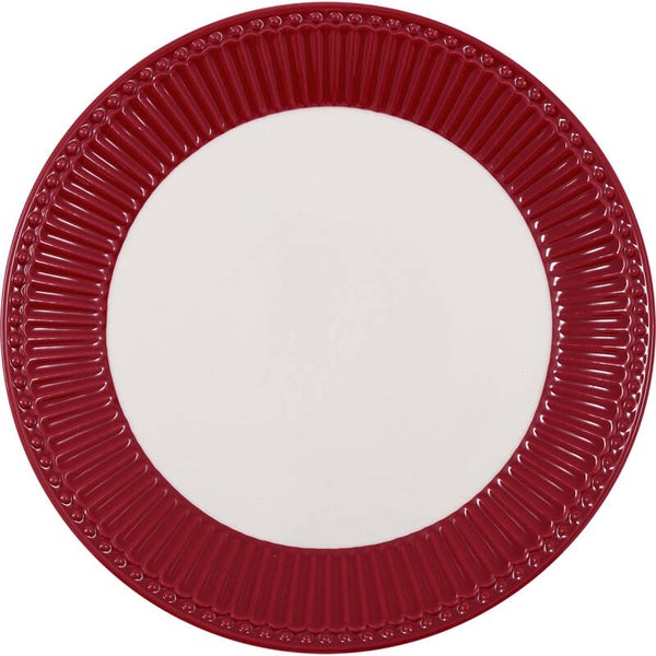 GreenGate Plate Alice Claret Red  STWPLAAALI3206