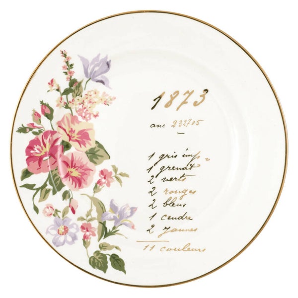 * GreenGate Plate Jacobe White  STWPLAPJAB0106