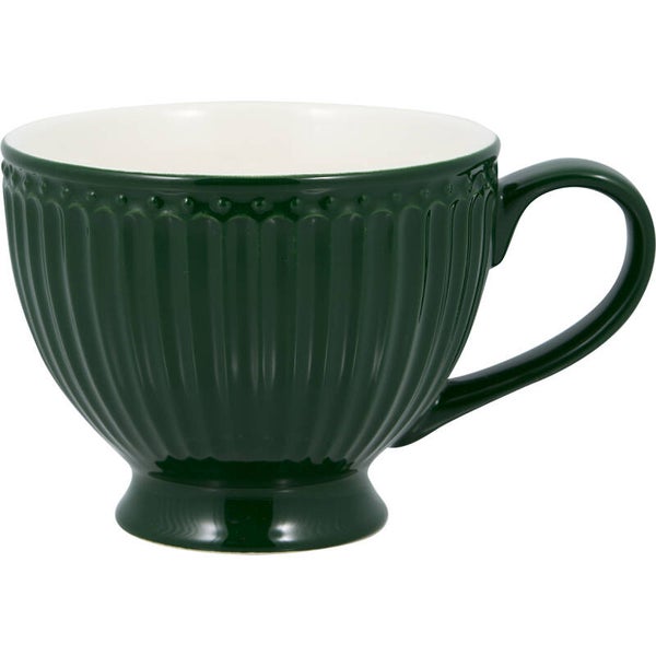 GreenGatev Stoneware Teacup Alice pinewood green STWTECAALI3006
