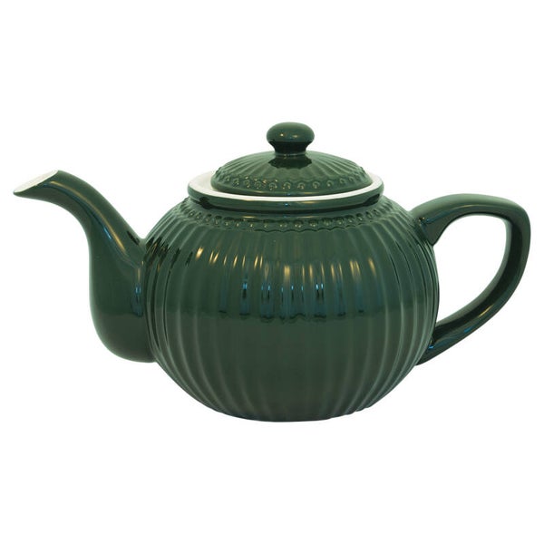 Greencate   Teapot Alice pinewood green  STWTEPAALI3004