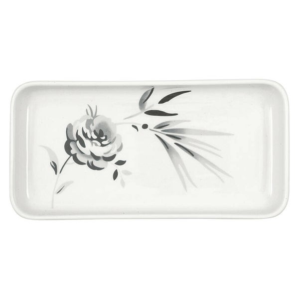 * GreenGate Plate / Small Tray Aslaug White  STWTRASASL0104