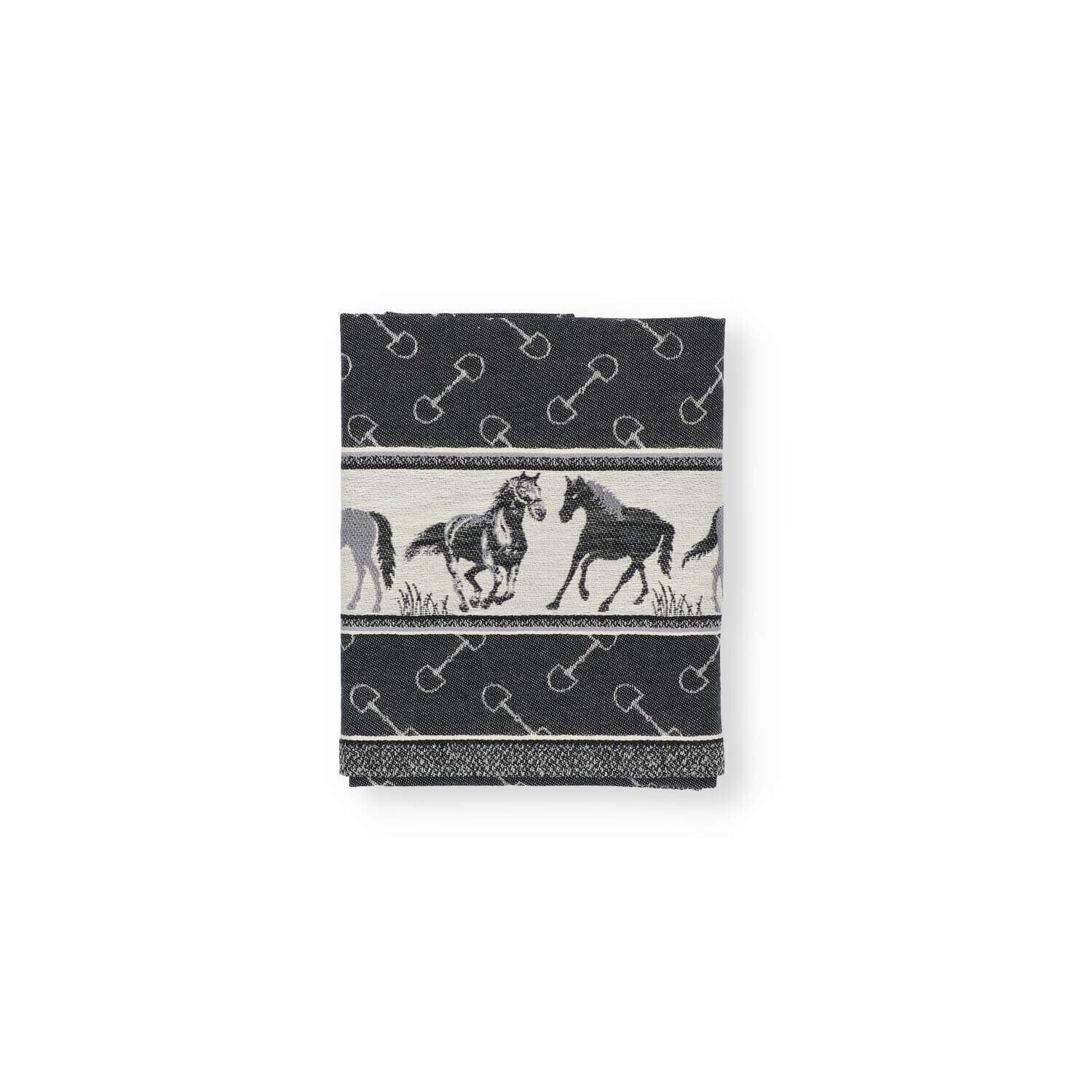 Bunzlau Castle Tea Towel Horse Black  6148-O