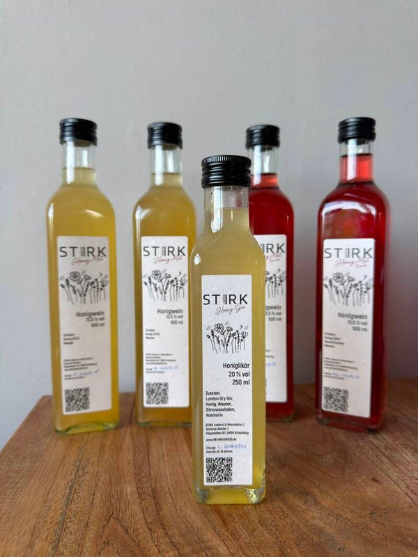 Honig-Gin - mit Honig aus eigener Imkerei - 0,75 L