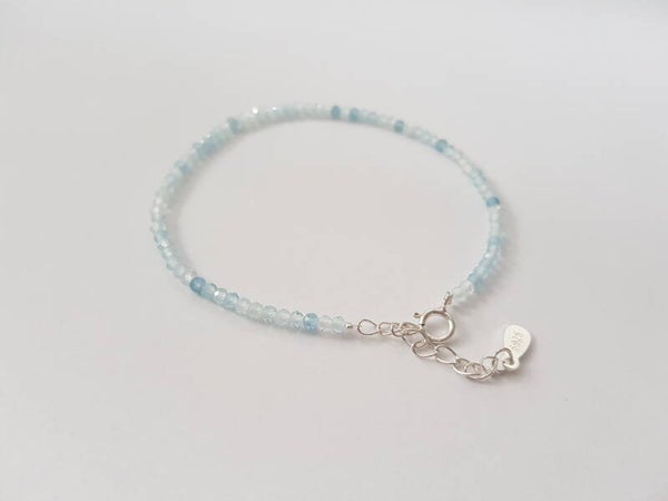 Aquamarin Armband