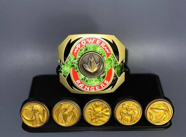 5 coin MMPR Legacy or Lightning collection morpher stand