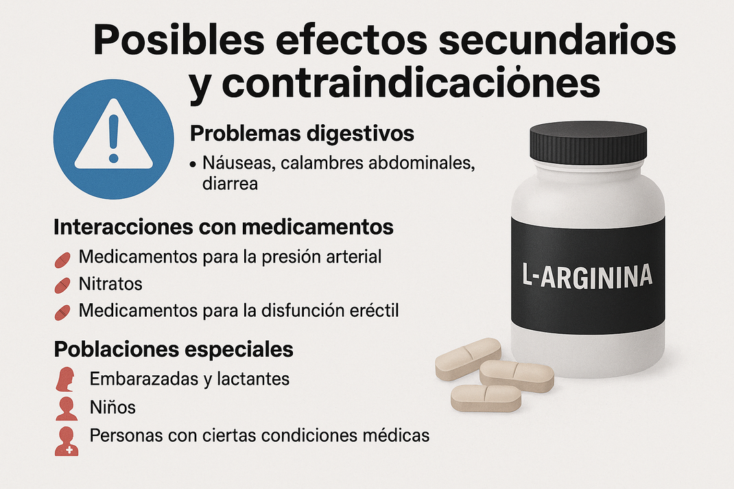 Efectos secundarios de la L-Arginina