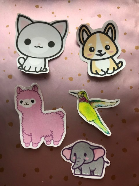 dieren stickers