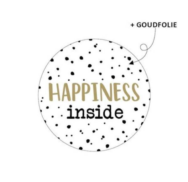Sticker happiness inside per 2 stuks