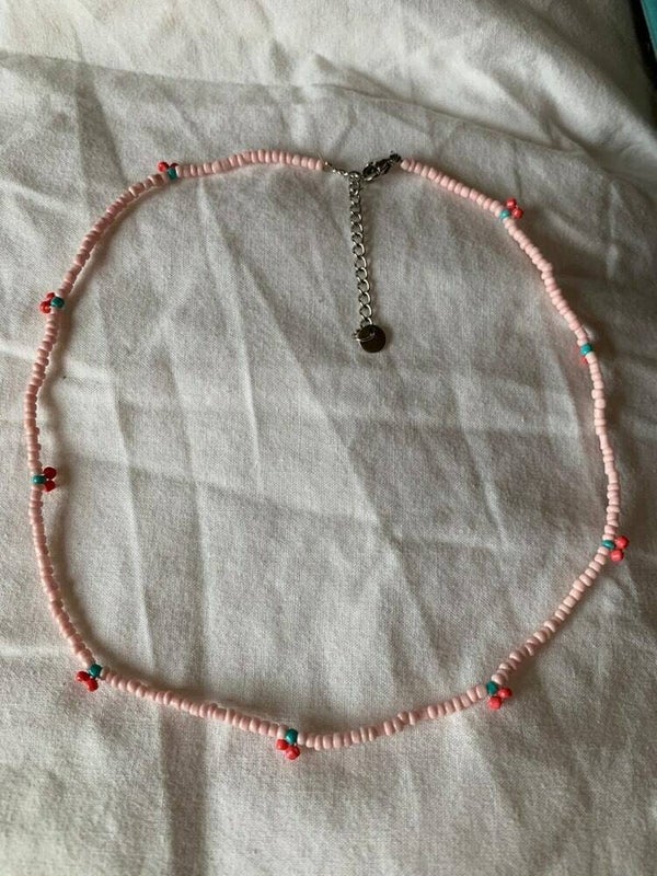 cherry ketting (RVS)