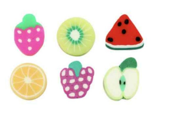 Polymeer kralen - fruitmix 2st