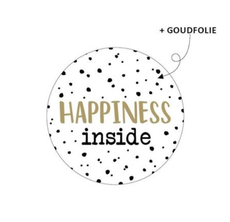 Sticker happiness inside per 2 stuks