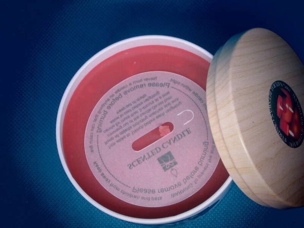 8oz tin handmade100% natural beeswax candle