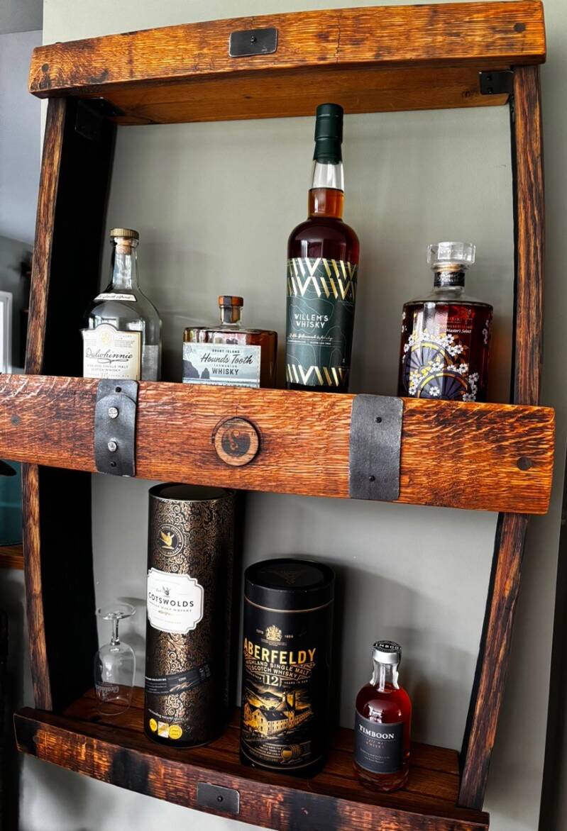 Whiskykast Cask No.3 bij klant