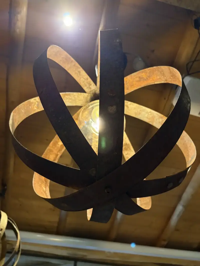 Barrel Hoop Lamp