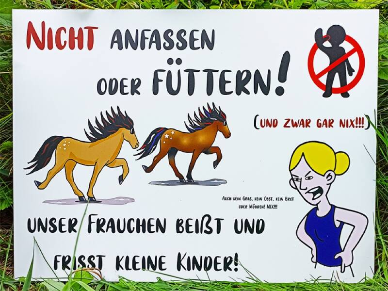 Nicht anfassen oder füttern