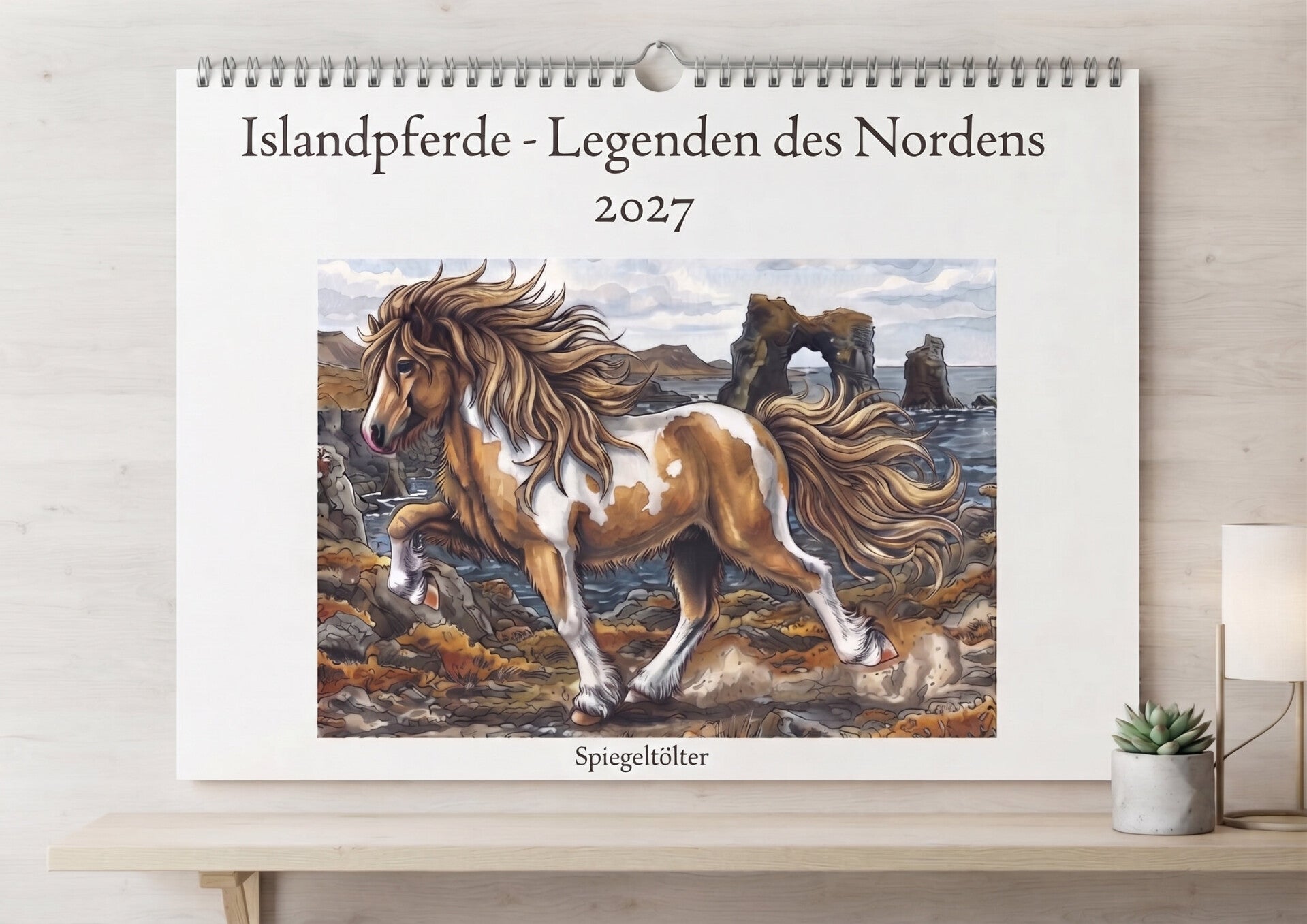 *** Vorbestellung ! ***  Wandkalender A3 "Islandpferde - Legenden des Nordens"