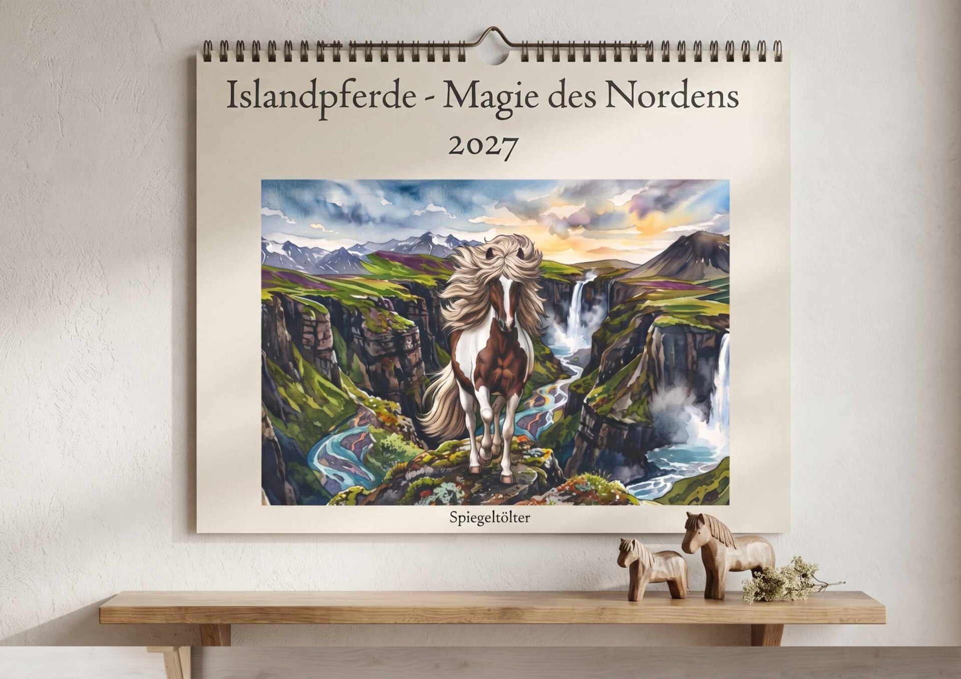 *** Vorbestellung! *** Wandkalender A3 "Islandpferde - Magie des Nordens"