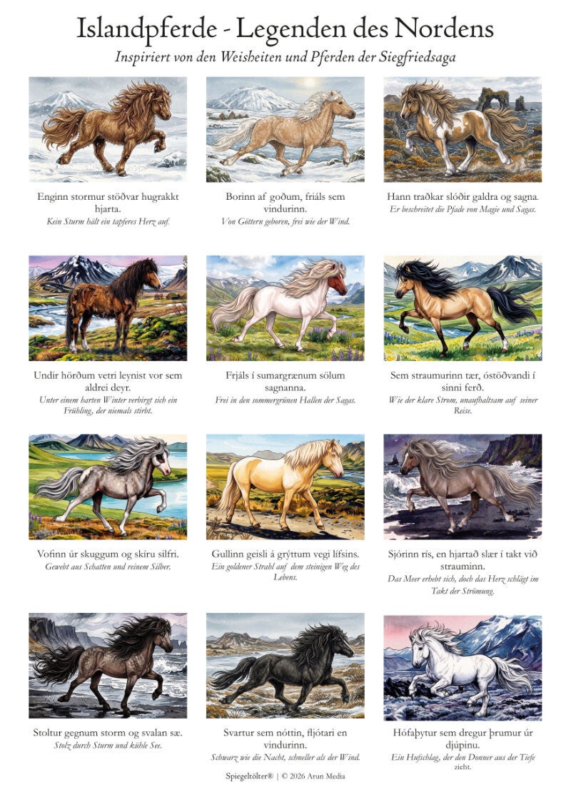 Poster im Format DIN A3 – Die Nordik-Saga-Edition