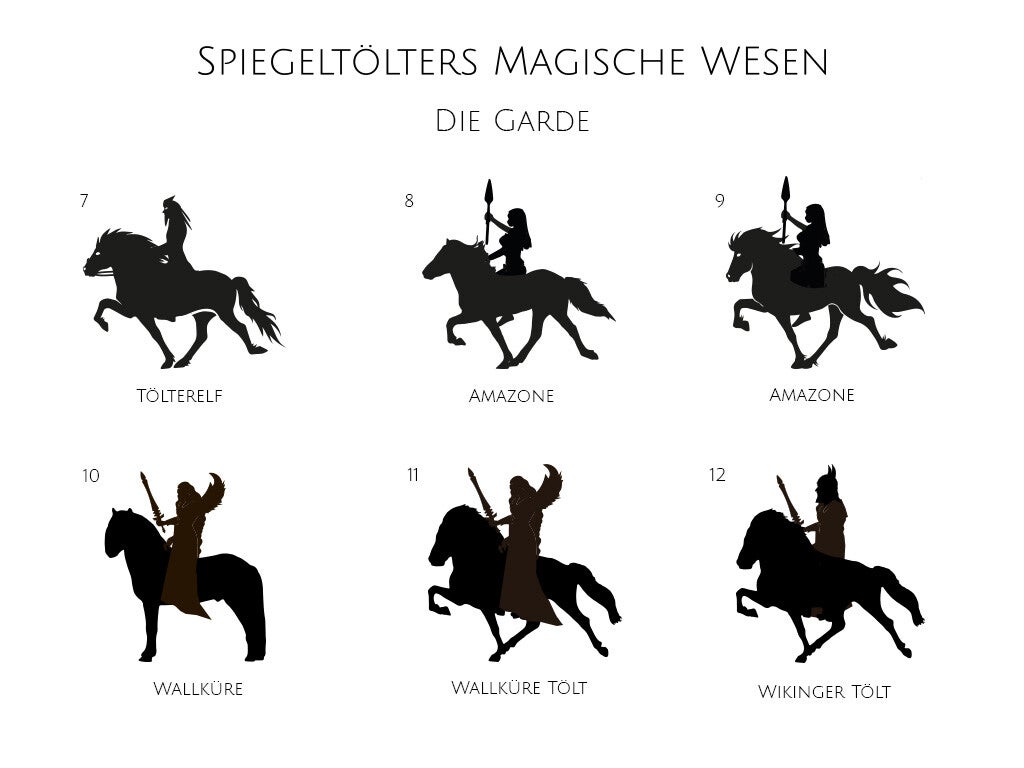 Aufkleber – Motivtafel „Magische Wesen: Die Garde“