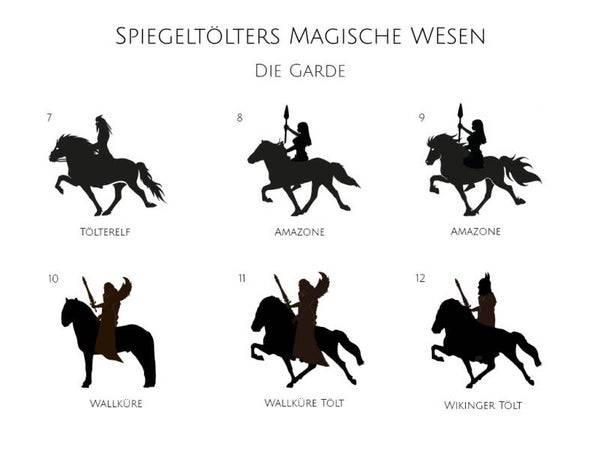 Aufkleber – Motivtafel „Magische Wesen: Die Garde“