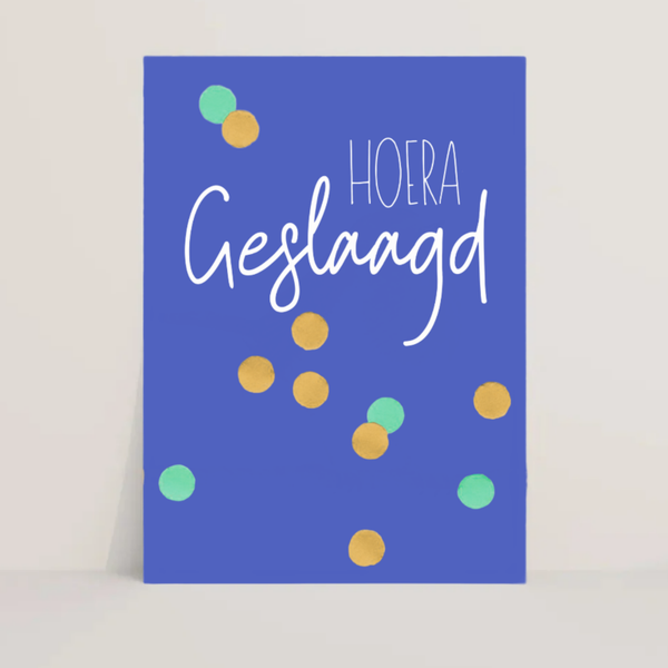 Hoera Geslaagd