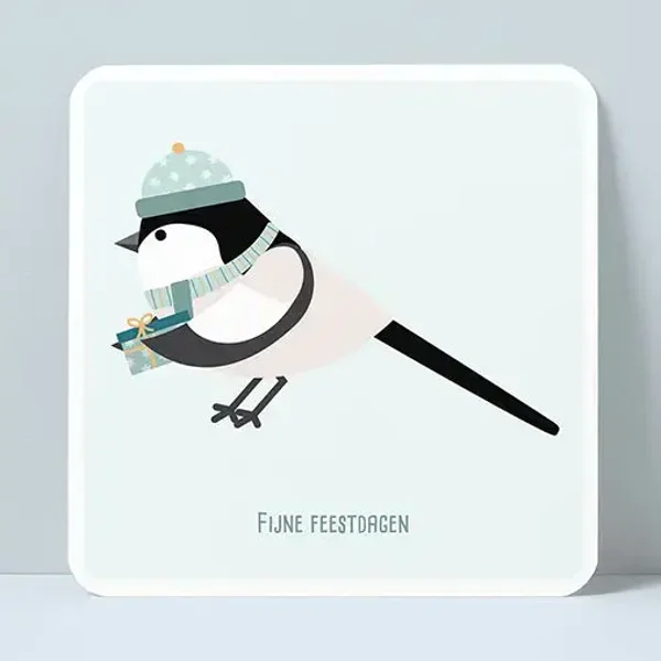 Kerstkaart Staartmees