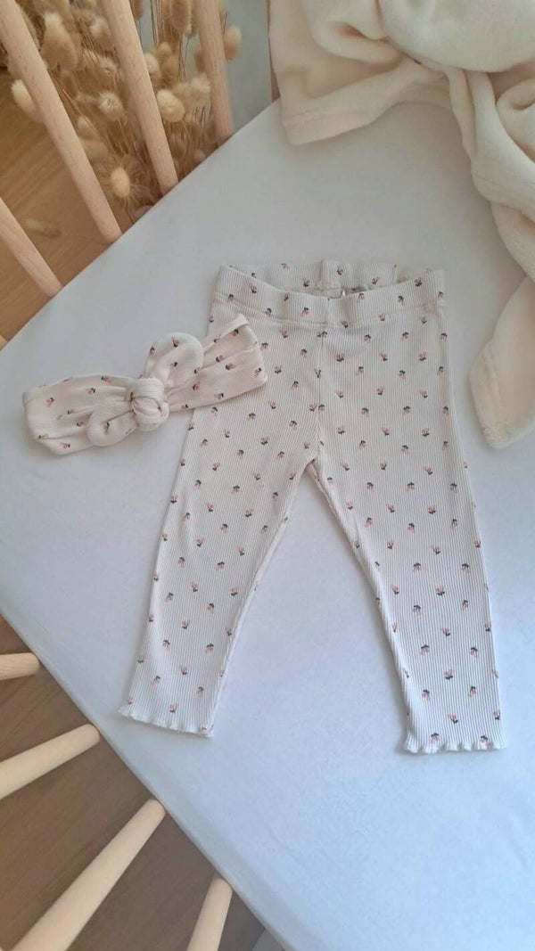 Leggins mit passendem Haarband