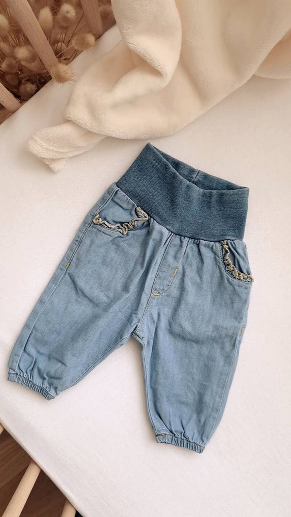Stoff-Jeans-Hosen
