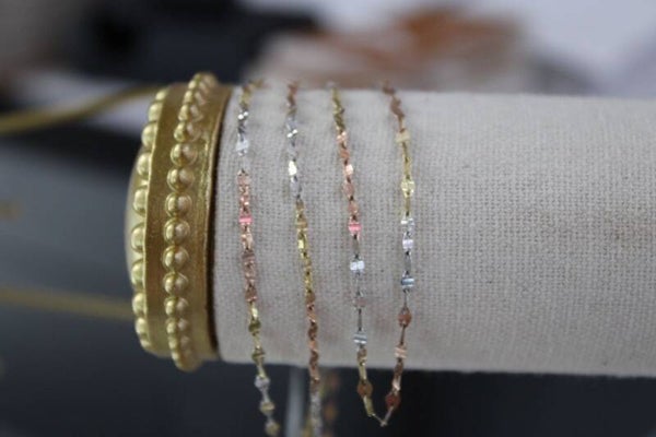 CADENA GRANO DE CAFE COLOR