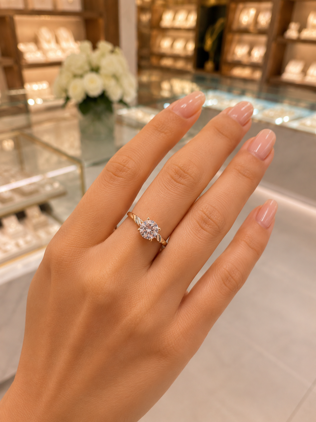 Anillo compromiso saira