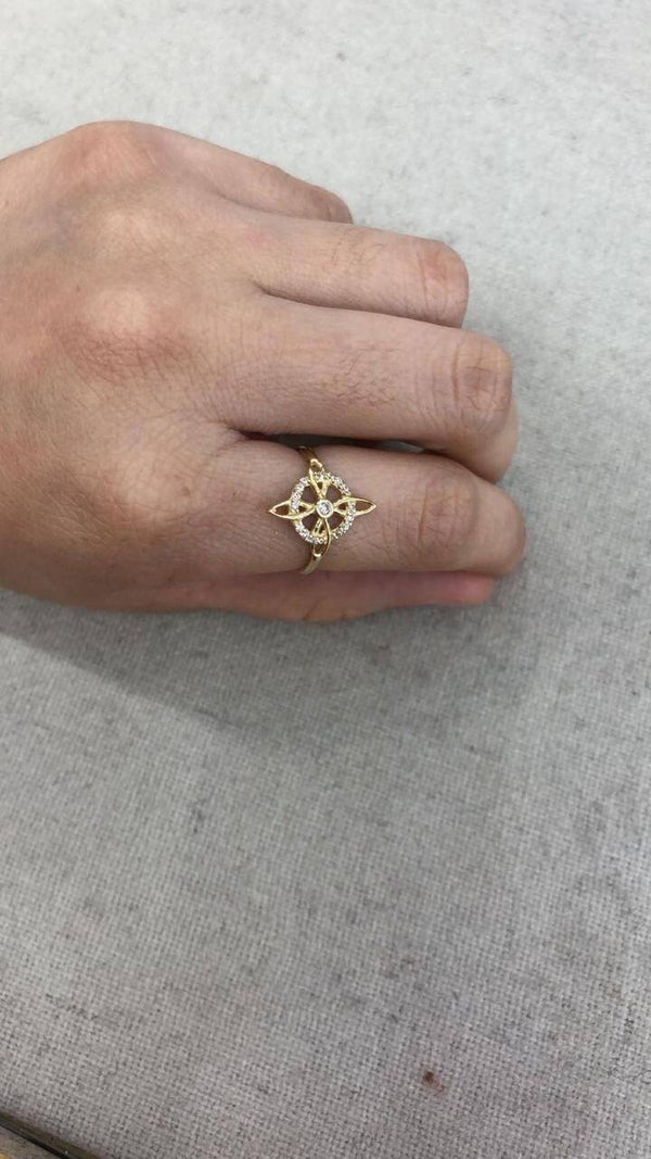 Anillo nudo de bruja