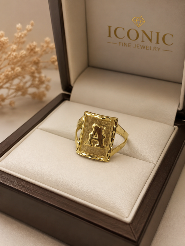 Anillo inicial (abecedario disponible )