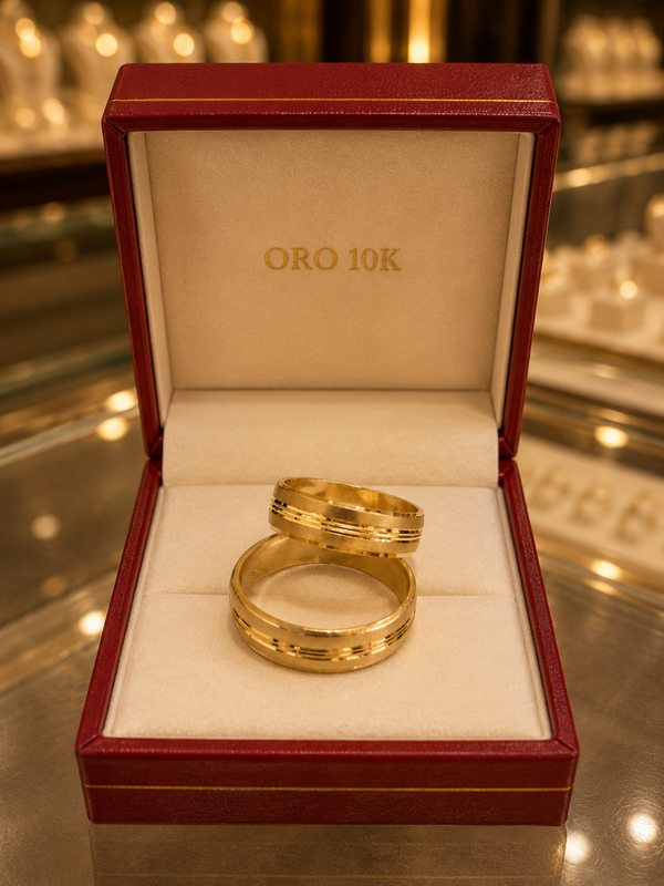 Argolla matrimonial por par promoción