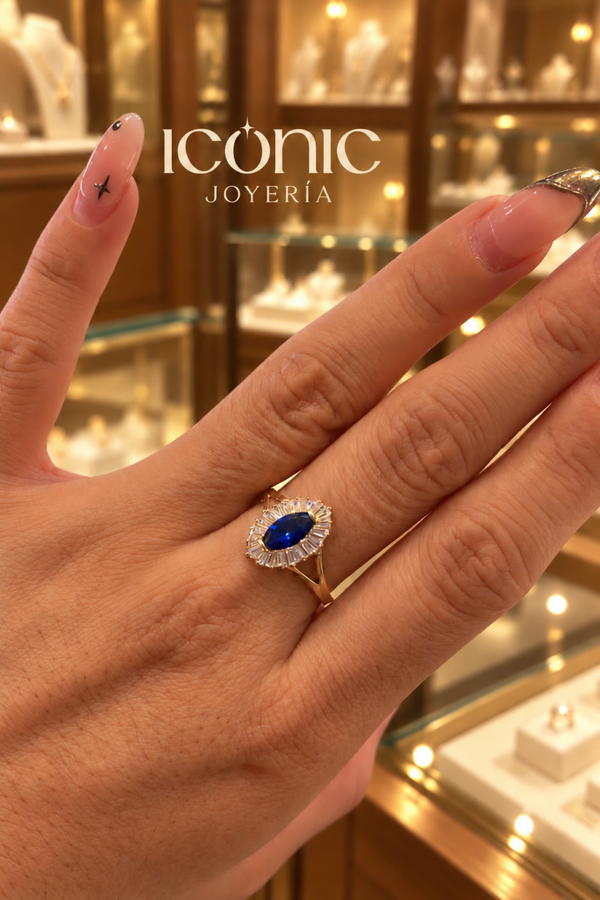 Anillo compromiso Tania ( disponible en rojo, blanco h azul
